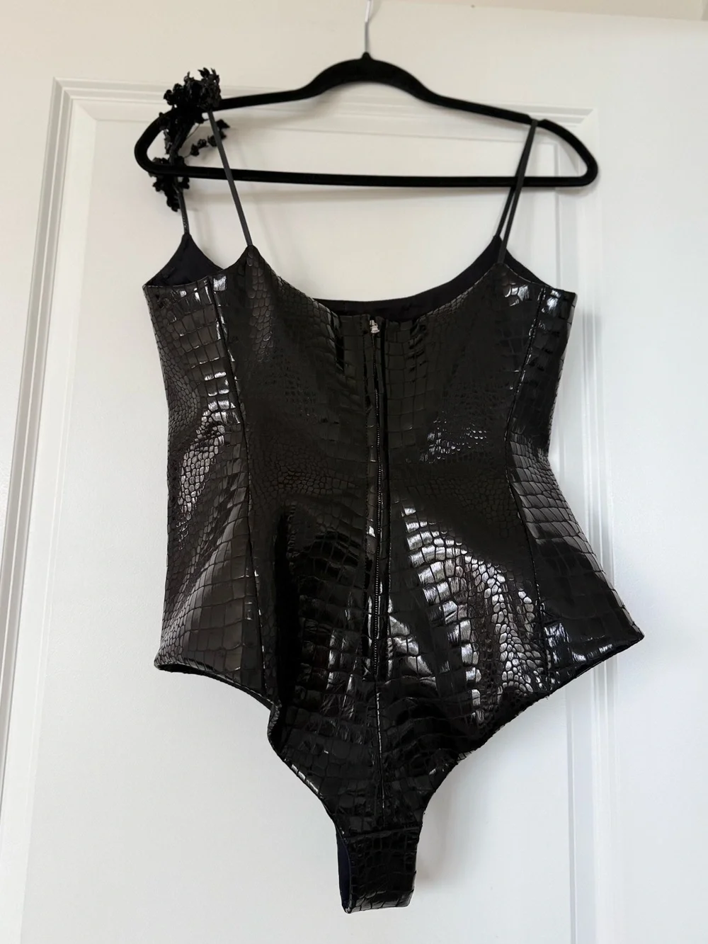 Tory Burch Faux Croc Bodysuit $698